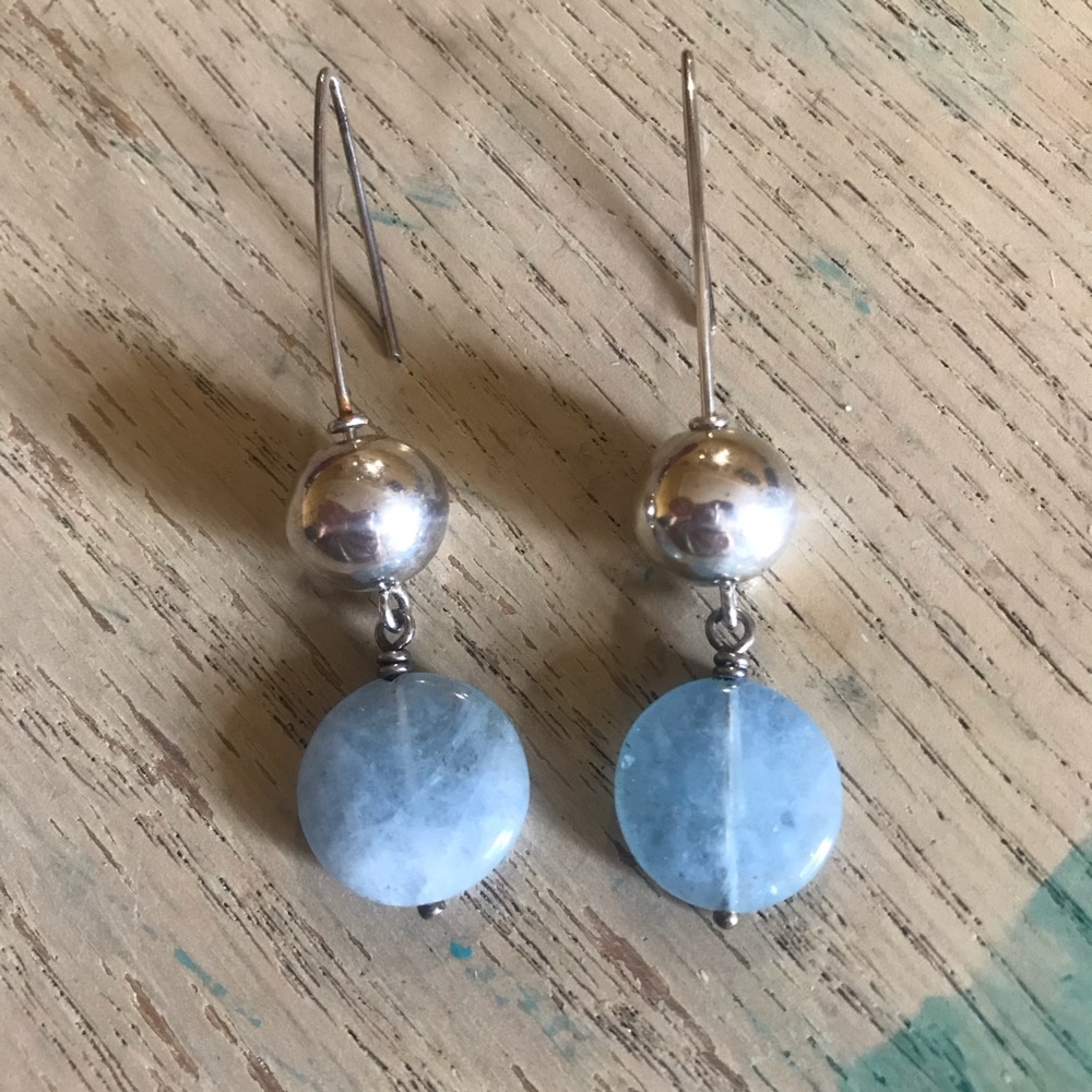 Beautiful silver earrings